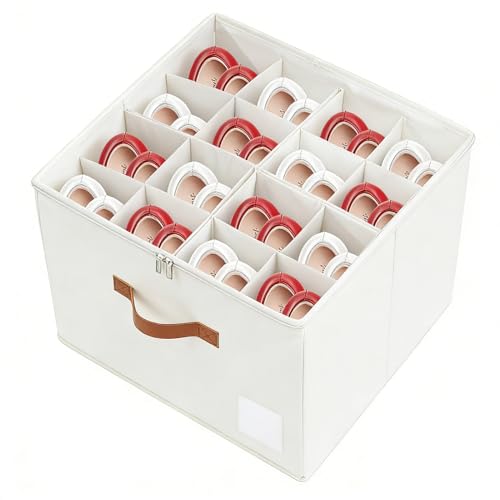 Shoe Organzier for Cloest - Fits up to 16 Pairs Shoe Storage Box,Adjustable shoe Bin with Pop-Up dividers, Space Saver shoes Box organizer with Clear Dust Cover,Foldable shoe Cubby Storage Containers - color: beige, size: 1pack
