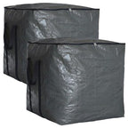 Extra Large Storage Bag (Black, 25"x25"x25" - 2 Pack) - color: Black, size: 25"x25"x25" - 2 Pack