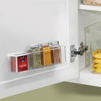 iDesign Adhesive Organizer Bin - Damage-Free Hanging for Kitchen, Bathroom, or Office - Set of 4 - Clear - style: Pack of 4