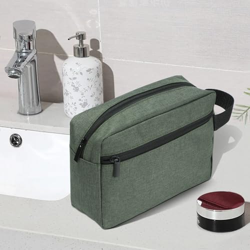 Etercycle Toiletry Bag for Men, Portable Travel Toiletry Organizer Bag,Shaving Bag for Toiletries Accessories (Army Green) - color: Army Green