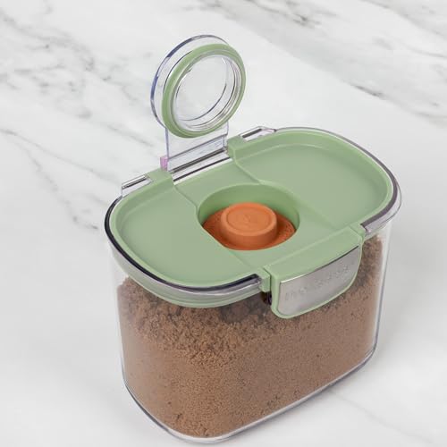 ProKeeper+ Airtight Food Storage Container Set – Clear Plastic Flour and Sugar Canister Set with Magnetic Accessories for Kitchen Organization (Pistachio, 9-Piece) - color: Pistachio, size: 9-Piece