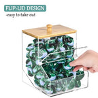 1.2GAL Large Acrylic Laundry Pods Container BY VEGEVIGI, Dishwasher Pods Holder Dispenser With Lid, Laundry Room Organization And Storage