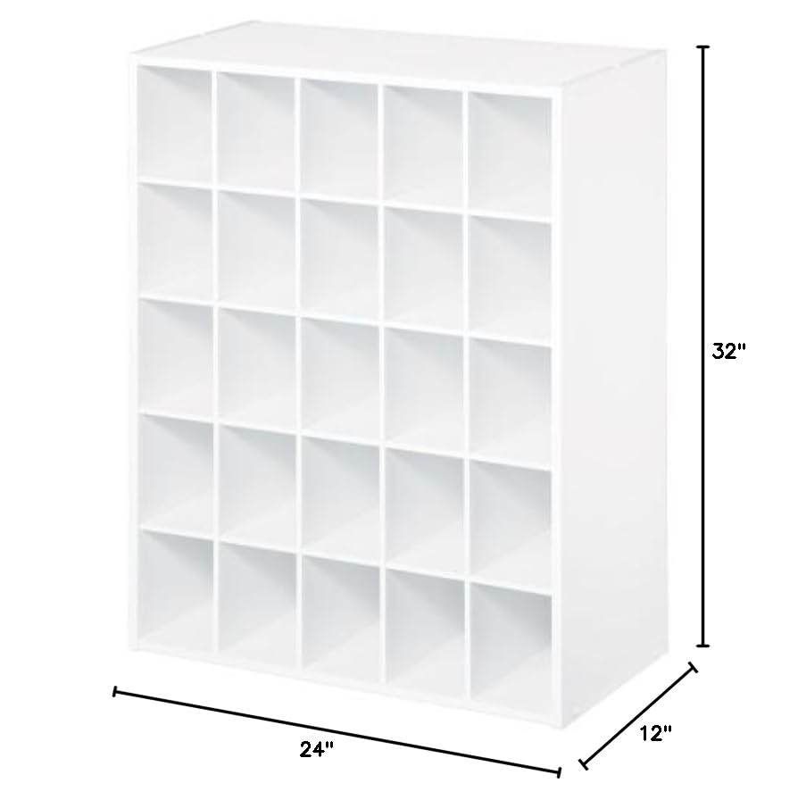 ClosetMaid 8506 25-Cube Organizer, White