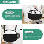 Collapsible Laundry Baskets, Tear Proof Pop Up Laundry Hamper with Large Capacity, Sturdy Foldable Laundry Basket, Easy to Carry Laundry Hamper for Home, Laundry Room, Bedroom, Dorm, Travel Black - style: Square Black