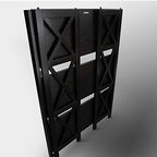 Casual Home Montego 3-Shelf Folding Bookcase, Black - color: Black, size: 3-Shelf Stackable