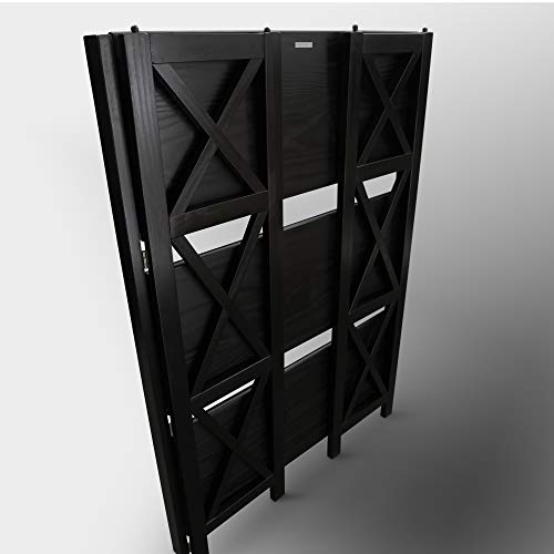 Casual Home Montego 3-Shelf Folding Bookcase, Black - color: Black, size: 3-Shelf Stackable