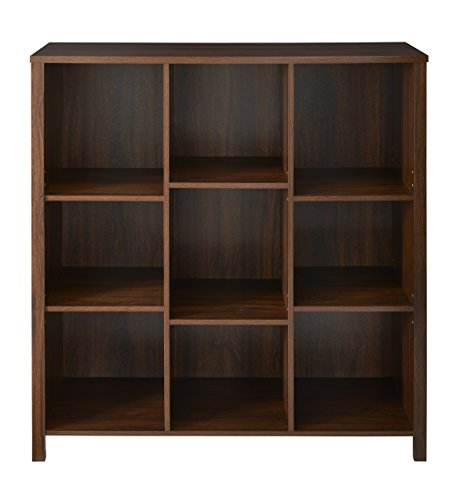 ClosetMaid 16057 Premium Adjustable 9-Cube Organizer, Dark Chestnut - color: Dark Chestnut, size: 9-Cube