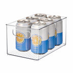 iDesign Stackable Clear Plastic Bin - Kitchen Organizers and Storage for Fridge and Pantry - style: Pack of 1