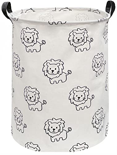 ESSME Baby Hamper,Nursery Laundry Basket,Lion Storage Basket,Toy bin for Boys, Gift Baskets,Room Decor,Home Organizer (Lions) - color: Lions