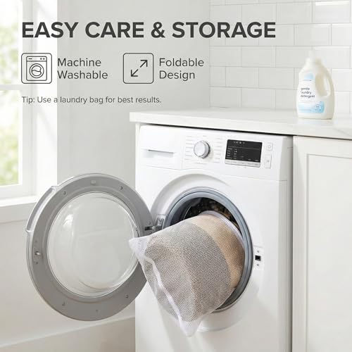 JMvicyroam 65L Extra Large Blanket Basket for Living Room - Woven Cotton Rope Laundry Hamper with Reinforced Handles - Storage Bin for Pillows, Comforters & Toys - Machine Washable,Jute&Black - color: Jute&Black, size: 65L