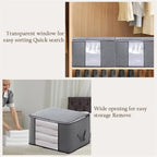 100L Extra Storage Bags with Zipper and Handles, Moving Boxes & Storage Bins Alternative, Packing Supplies, Moving Supplies for Dorm Room Essentials (24x16x14 IN) - size: 1 Pack-100L Storage Bags