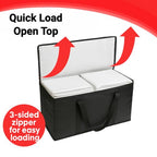 BAG-THAT! 6 - Pack Heavy Duty Large Moving Bags, with Strong Zipper and Comfortable Handles Durable & Sturdy Clothes packing Storage Bags Totes Bins Packing Moving Boxes College Supplies for moving. - size: 6 Pack