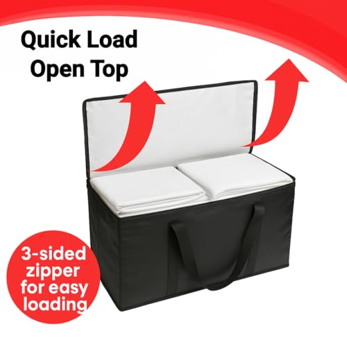 BAG-THAT! 8 - Pack Heavy Duty Large Moving Bags, with Strong Zipper and Comfortable Handles Durable & Sturdy Clothes packing Storage Bags Totes Bins Packing Moving Boxes College Supplies for moving. - size: 8 Pack