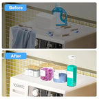 3+1 Pack Laundry Pods Containers & Dryer Sheet Holder & Laundry Detergent Dispenser, Laundry Room Organization and Storage Jars with Lids, Labels and Scoops for Scent Booster, Powder, Pods - color: Wood