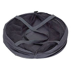 Household Essentials 2027-1 Pop-Up Collapsible Mesh Laundry Hamper | Charcoal - color: Charcoal