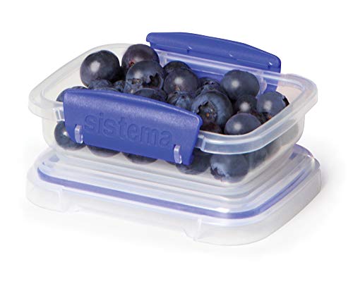 Sistema KLIP IT Rectangular Collection Food Storage Containers, 6-Piece - size: 3-Piece (6.7 oz), style: Set of 3