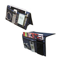 Gloppie Bedside Storage - Table Nightstand & Loft-Bed Caddy with Pockets - Dorm Organizer, Blue - color: Upgrade Blue