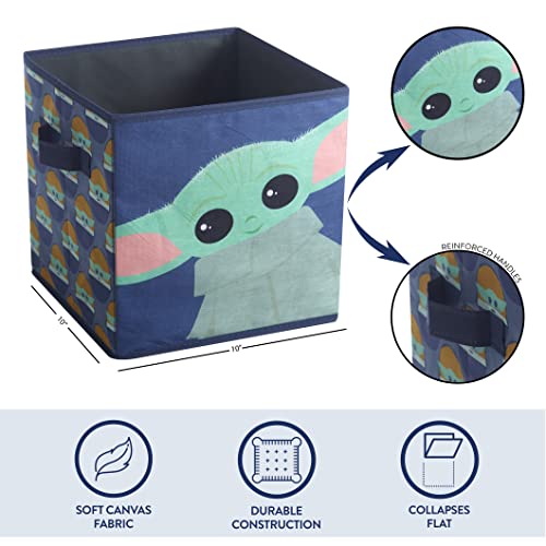 Idea Nuova Star Wars The Mandalorian,The Child Set of 2 Durable Storage Cubes with Handles - color: Star Wars The Mandalorian