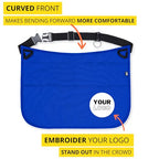5-Pocket Waterproof Professional Cleaning Apron. Made for Pro Cleaners. Like a Cleaning Caddy Around Your Waist - color: Royal Blue, style: Small