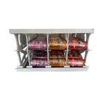 Shelf Reliance Cansolidator Pantry - 2-Pack Can Organizer for Pantry, Stackable Soda Can Storage for Kitchen, Holds 40 Cans of Food or Soda - size: 2 Pack, style: 40 Soup Can