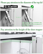 Pot Lid Organizer,304stainless steel door hanging pot lid rack (Modern,Four-layer) - style: 4-slot pot lid rack
