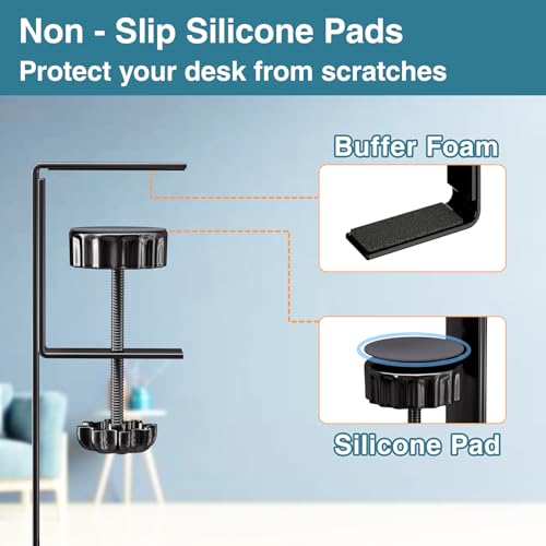 No Drill Under Desk Cable Management Tray, SONATURE 15.7" Cord Organizer for Table, Clamp Mount Desk Cable Management, Premium Carbon Steel Cable Organizer for Office, Home (Black) - color: Black, size: 15.7 inchs