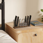 Remote Control Holder, 7-Slot TV Remote Holder Wall Mount, Universal Remote Caddy Large Size Design for Wall Table Living Room Bedroom, Black - color: Black-7 Slot
