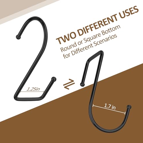 ZEDODIER 15 Pack Purse Hanger Closet, Bag Organizer Purse Hooks for Closet, Keeping Purses Visible and in Good Condition, Metal Hanging Backpack Holder Rack, Black - color: Black