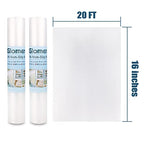 Shelf Liner, Non-Slip Cabinet Liner, Washable Oil-Proof for Kitchen Cabinet, Shelves, Refrigerator, Storage, Desks, 16 Inches x 20 FT, Non Adhesive Drawers Liner… (16 Inches x 20 FT x 2 Rolls) - size: 16 Inches x 20 FT x 2 Rolls