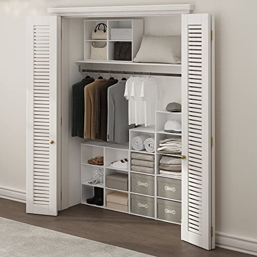 Furinno Luder Bookcase / Book / Storage, 2-Tier, White - color: White, size: 2-Tier, 9 x 16 x 21