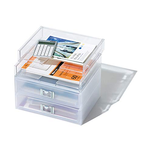 Like-it │MX-9202 │Landscape File Tray │Stackable File Tray │13.27" × 10.16" × 2.44" | Clear │
