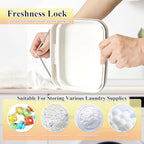 Gute Laundry Pod Holder with Lid - 186oz Sealed Automatic Pop-Up Dispenser, Laundry & Dishwasher Pods for Laundry Room Organization-5.5L - color: 5.5L