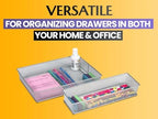 Ybm Home Silver Mesh Drawer Cabinet and or Shelf Organizer Bins, School Supply Holder Office Desktop Organizer Basket 1595s (1, 6x6x2 Inch) - size: 6x6x2 Inch