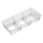 Chris.W Desk Drawer Organizer Tray with Adjustable Dividers, Multi-Drawers for Makeups, Utensil, Pens, Flatware and Junks - Set of 4 (2 Large + 2 Small) 10.24 Inch Length - size: Small(2L + 2S)