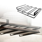 Chopping Board Rack Under Cabinet for Shelves with Board Thickness Less Than 27mm/1.06 inch, Cabinet Thickness Less Than 1.3 inches (34mm), No-Hole Multifunctional Chopping Board Rack