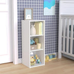 ClosetMaid #8987 Stackable 3-Shelf Organizer, White - color: White