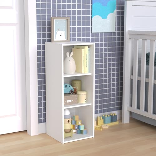 ClosetMaid #8987 Stackable 3-Shelf Organizer, White - color: White