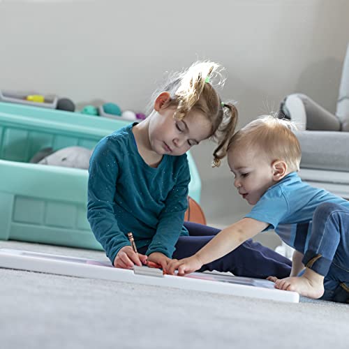 Step2 2-in-1 Toy Box & Art Lid, Kids Toy Storage Bin & Organizer, Easel & Chest in One, Made of Durable Plastic, For Toddlers 2+ Years Old, Mint - color: Mint