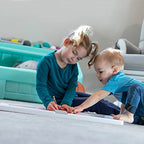 Step2 2-in-1 Toy Box & Art Lid, Kids Toy Storage Bin & Organizer, Easel & Chest in One, Made of Durable Plastic, For Toddlers 2+ Years Old, Mint - color: Mint