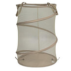 Household Essentials Pop-Up Mesh Laundry Hamper, Beige - color: Beige