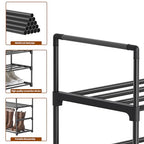 Shoe Rack, 3-Tier Shoe Organizer, Sturdy Shoe Storage Shelf, Perfect for Front Door Entrance, Closet & Entryway, Easy to Assemble, DIY Layering Options (S - 3 Tier) - size: 3 Tiers