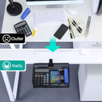 Clip-on Drawer organizers, desk organizer,can be clipped around the table to store small items. (Black - Big), Bronze Gold - style: Black - Big