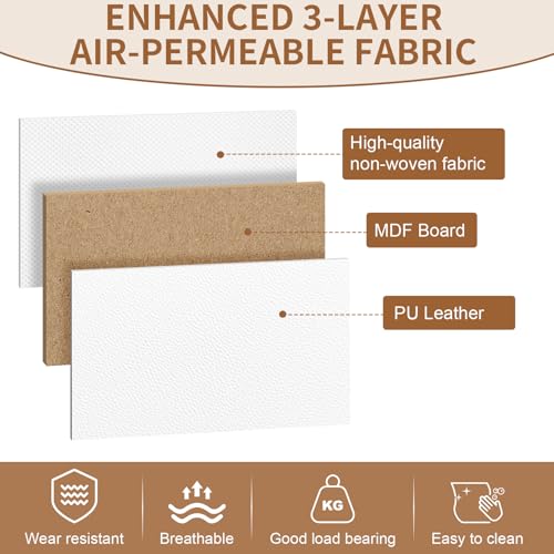 SHAWKEN Dresser for Bedroom with 5 Drawers,Fabric Dresser with One-Piece Steel Frame,Budget-Friendly Organizer for Closet, Hallway, Studio Apartment (Leather White) - color: Leather White