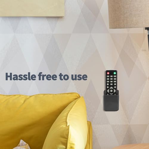 2 PCS Remote Control Holders Wall Mount, Self Adhesive TV Air Conditioner Remote Control Holder, Wall Mount Storage Box Organizer Wall Pen Holder Storage for Home Office School (Grey, 2) - color: Grey, size: 2