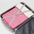 YOUDENOVA Hanging Closet Organizer, Closet Hanging Storage Shelves (Pink) - color: Pink