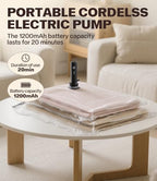 vacuum seal bags for clothing with pump - for Travel, Moving, College & Home Storage, 15 Pack with Rechargeable Electric Pump, 5 Jumbo & 5 Large & 5 Medium