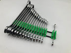 Professional 42 Wrench Organizer Set - Alien Green