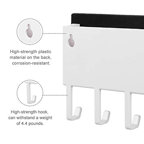 Airplane Cockpit Key Holder Wall Mounted Key Hanger with 5 Hooks Hallway Key Rack Decor for Kitchen Entryway Key Hooks PU Leather Key Organizer for Front Door Office