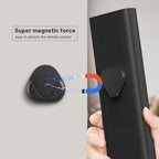 JUMEIHUI Magnetic Remote Control Holder Wall Mount, [Upgraded with Adhesion Promoter] TV Remote Holder Organizer for Bed Headboard & Nightstand, No Drill Sticky Remote Caddy for Roku (Black, 6 Pack) - color: Black