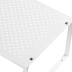 NEX Kitchen Cabinet and Counter Pantry Shelf Organizer, Expandable & Stackable, White - color: White